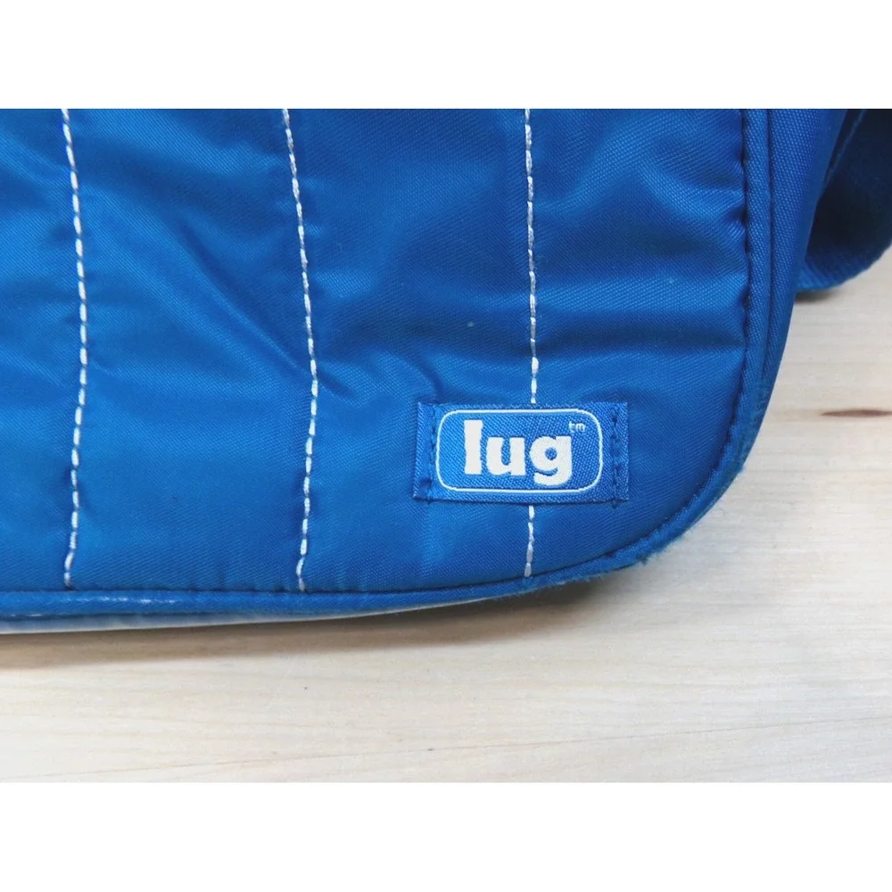 Lug Laptop Carry Messenger Bag Tote Shoulder Strap Vibrant Blue 13
